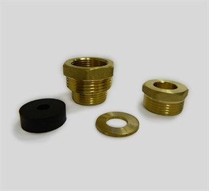 Муфта IQ FITTING с двойной резбой 3/4" - 1" латунь