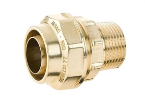 Муфта Цанга ПНД 50х1-1/2" НР (латунь) BEULCO